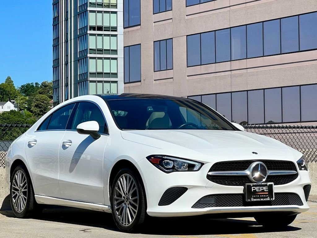 Certified Used 2023 White Mercedes-Benz CLA 250 image 1