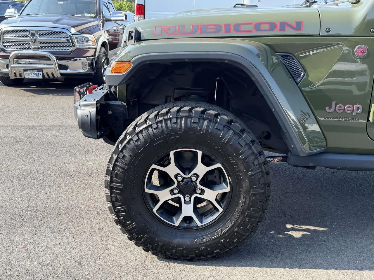 Used 2021 Sarge Green Clearcoat Jeep Rubicon 4x4 image 13