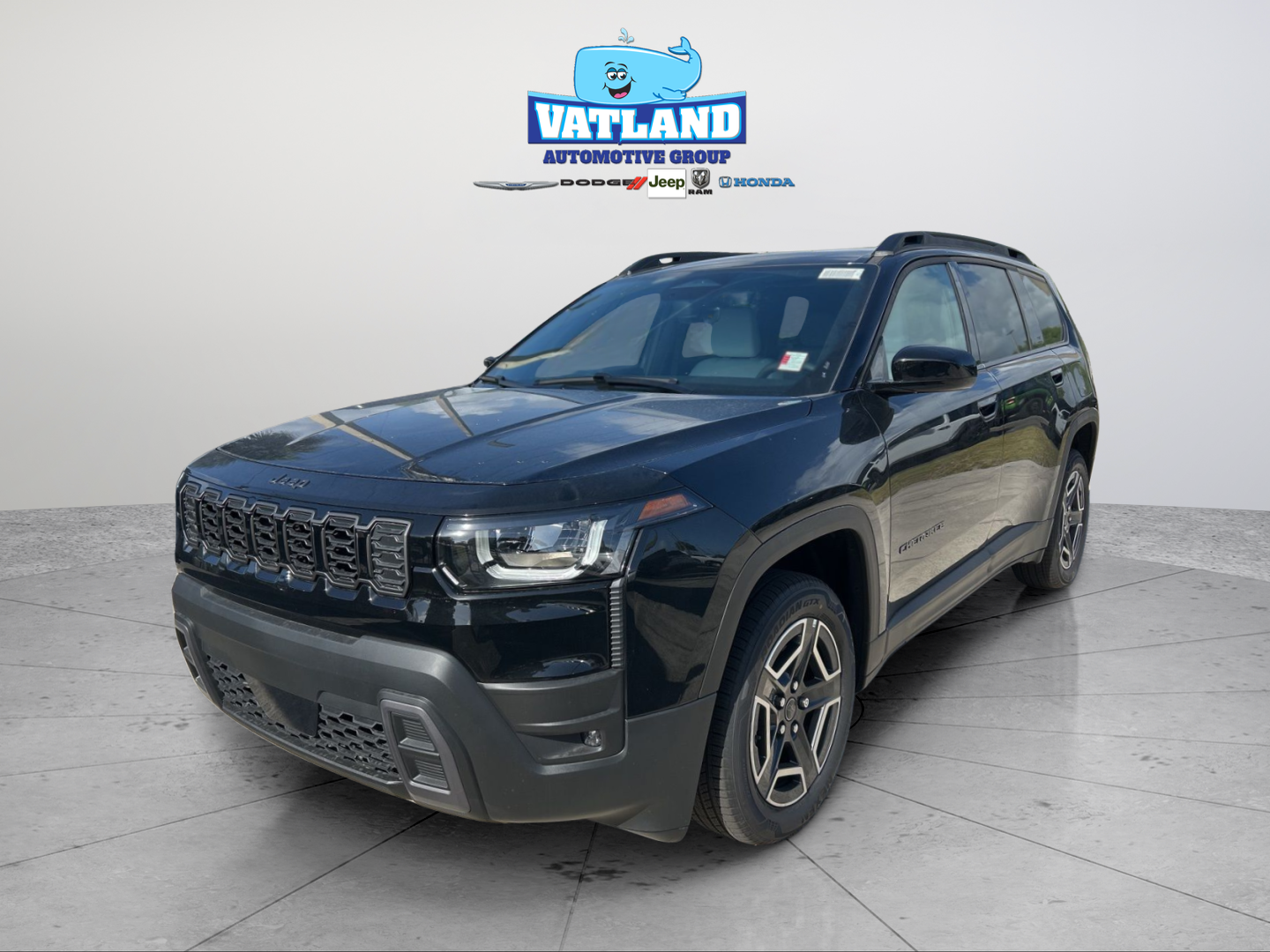 New 2026 Diamond Black Crystal Pearlcoat Jeep Laredo image 1