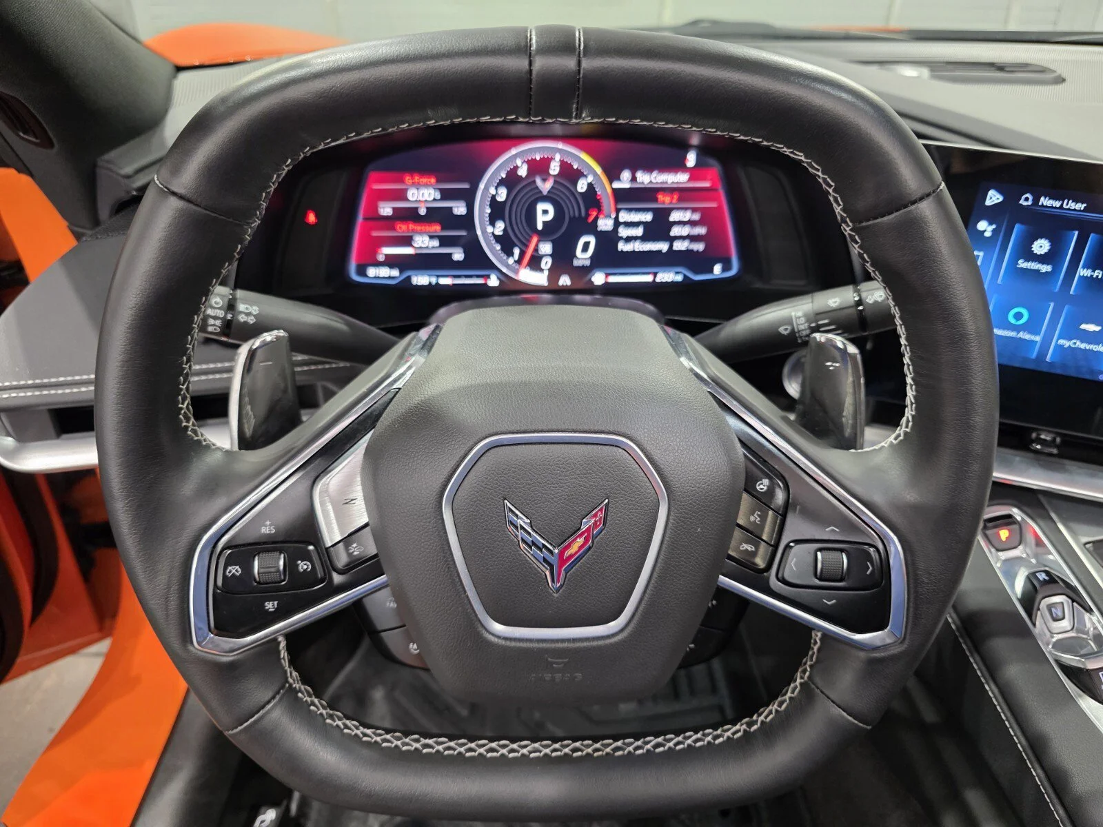 Used 2024 Amplify Orange Tintcoat Chevrolet Stingray Convertible 2LT image 11