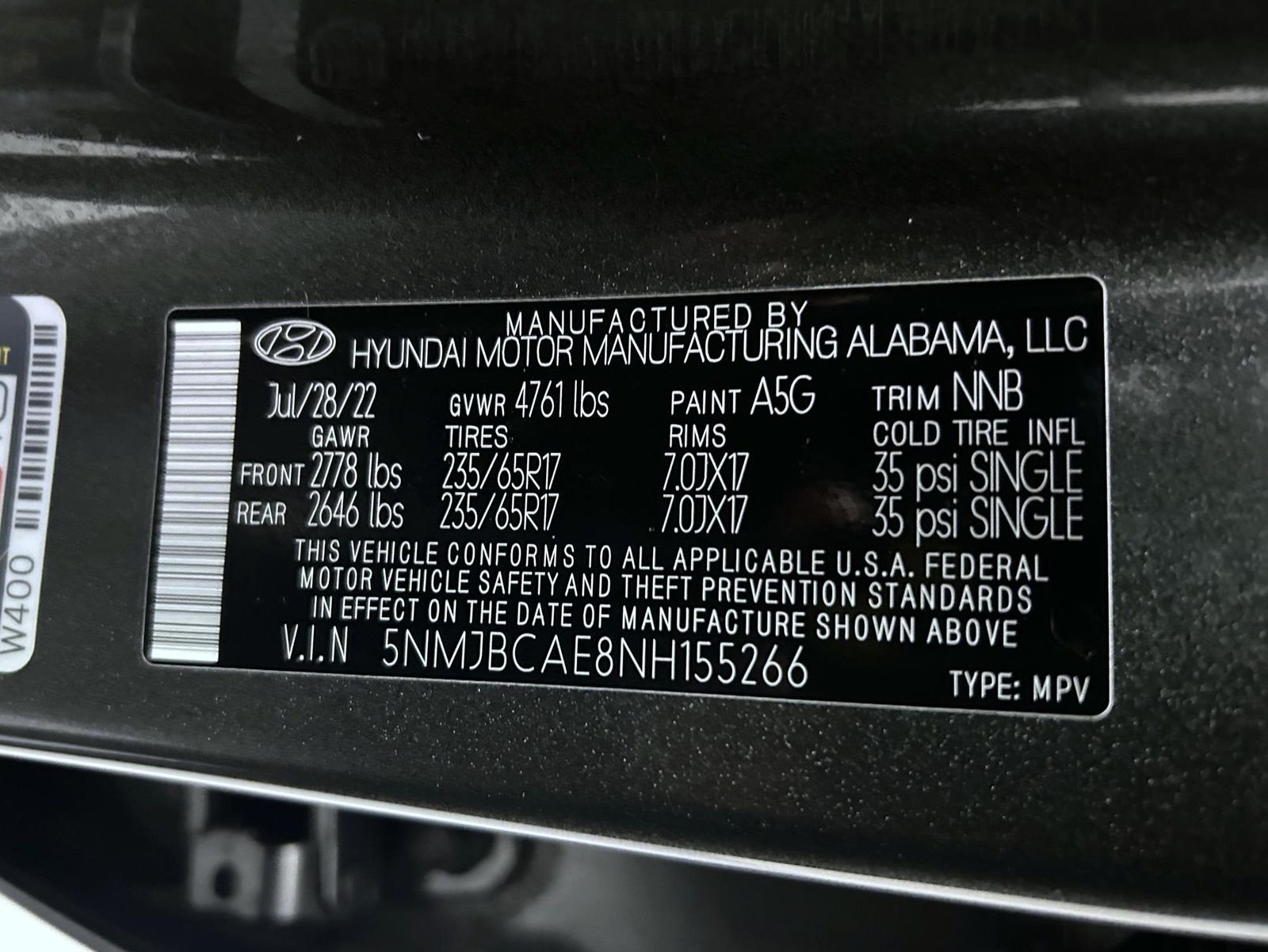 Used 2022 Gray Hyundai SEL image 25