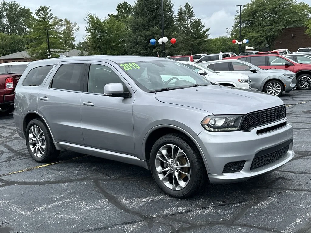 Used 2019 Dodge Durango GT Plus with VIN 1C4RDJDG1KC557185 for sale in Valparaiso, IN