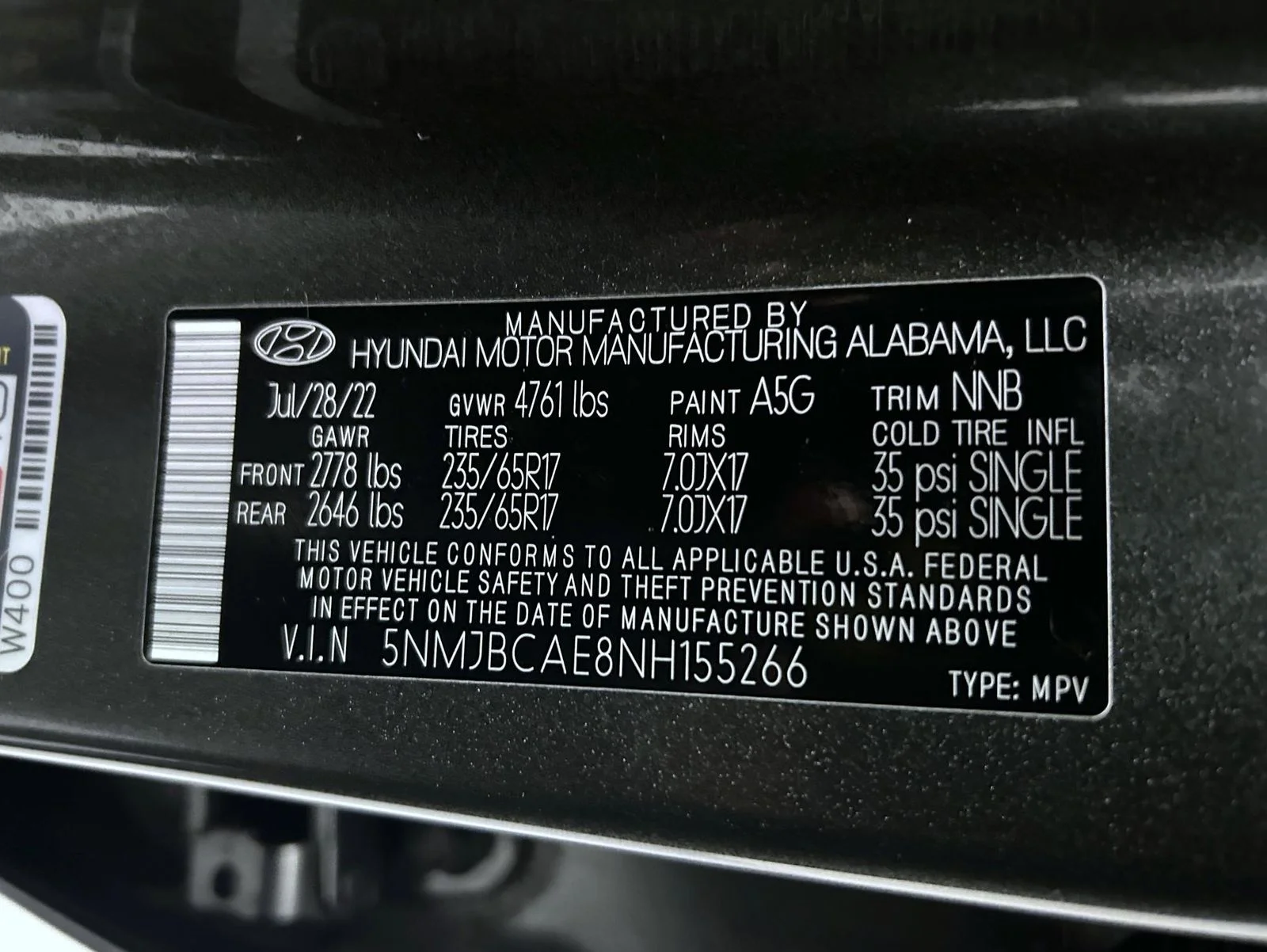 Used 2022 Gray Hyundai SEL image 25