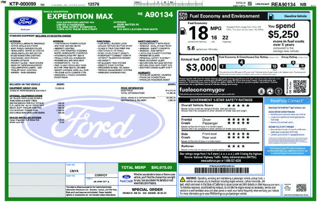 Used 2024 Gray Metallic Ford Limited image 9