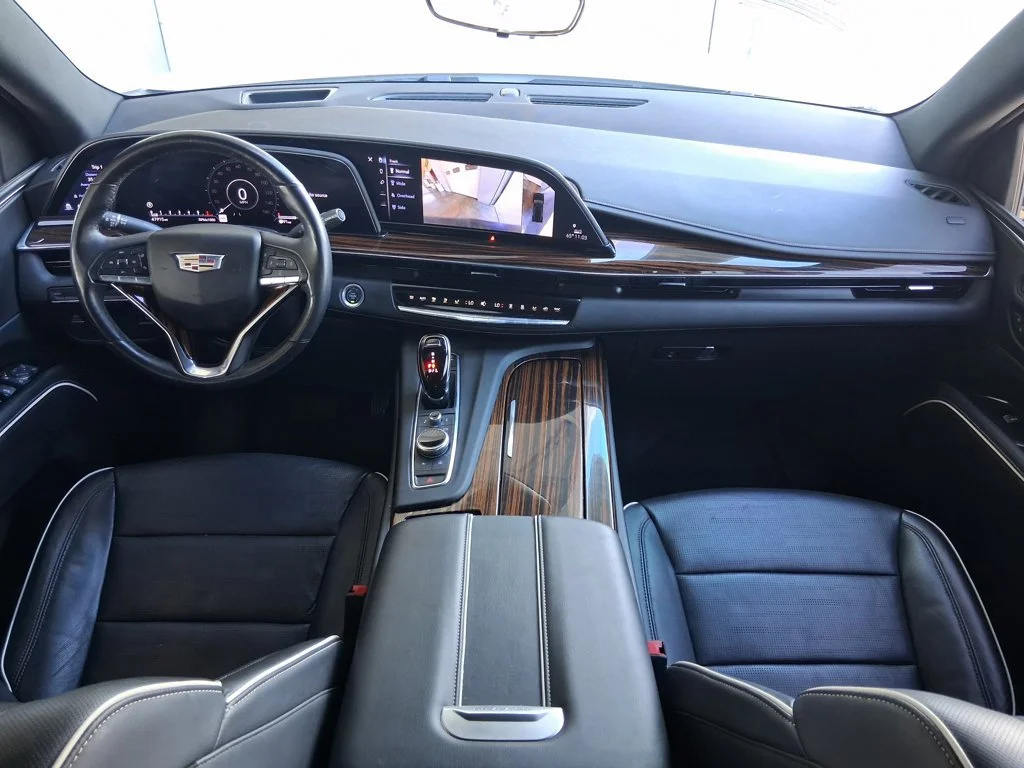 Used 2023 CRYSTAL WHITE TRICOAT Cadillac RWD Premium Luxury image 10