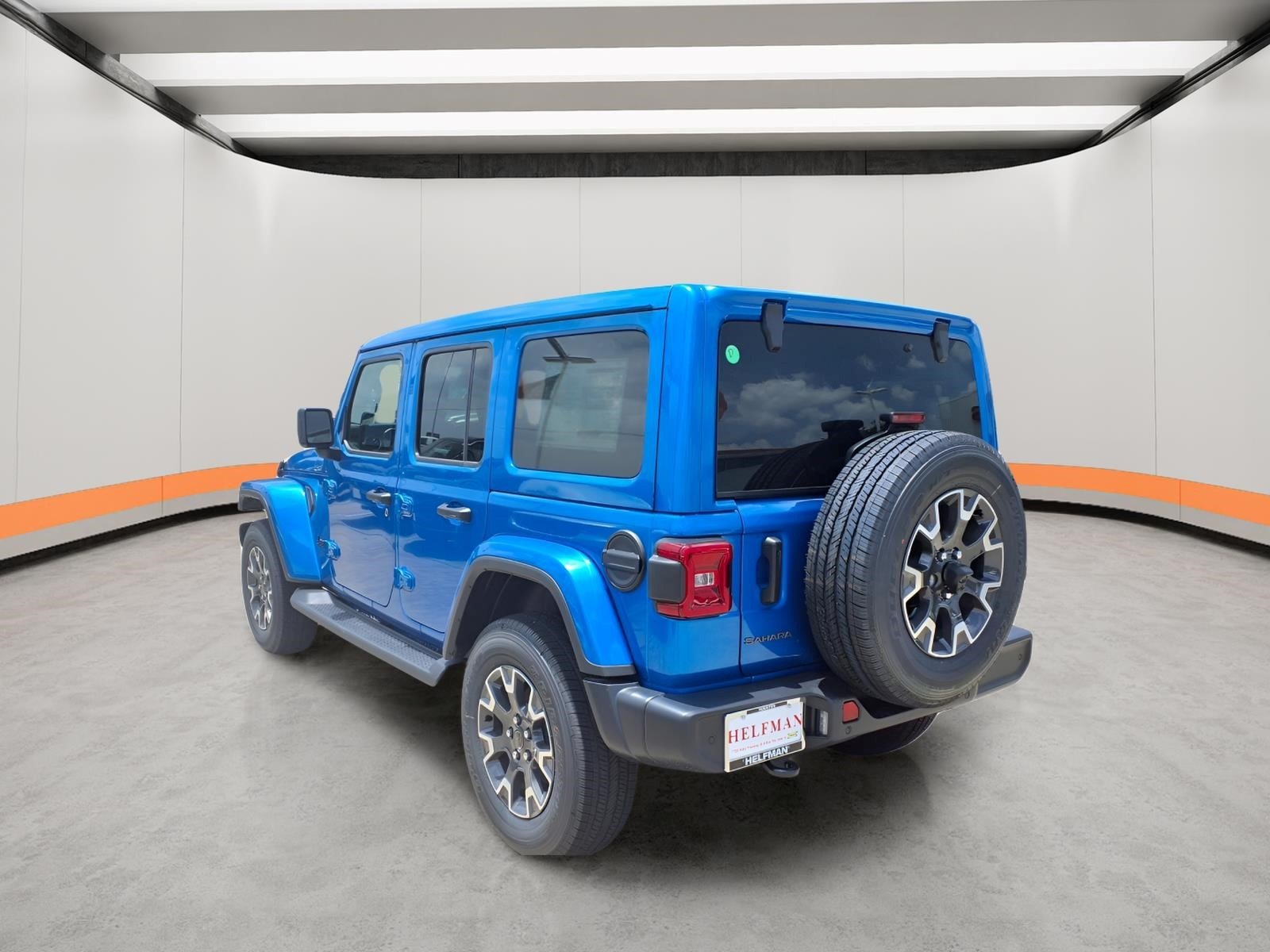 New 2026 Hydro Blue Pearl-Coat Exterior Paint Jeep Sahara image 4