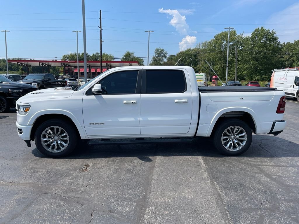 Used 2021 Bright White Clearcoat RAM Laramie image 5