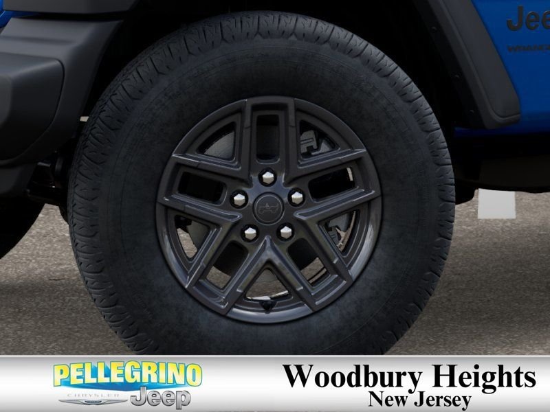 New 2025 Hydro Blue Pearl-Coat Exterior Paint Jeep 4-Door Sport S 4x4 image 8
