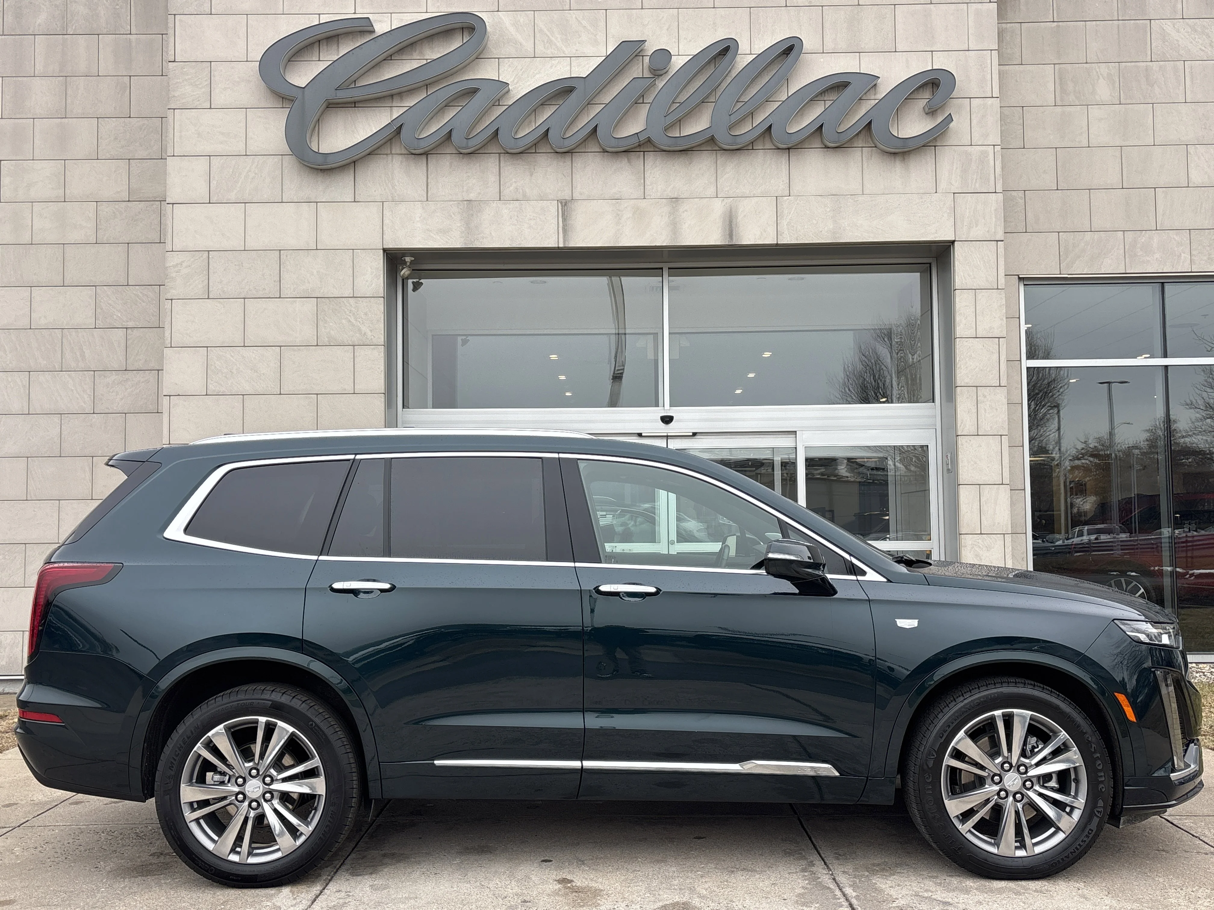 Used 2025 Emerald Lake Metallic Cadillac AWD Premium Luxury image 3