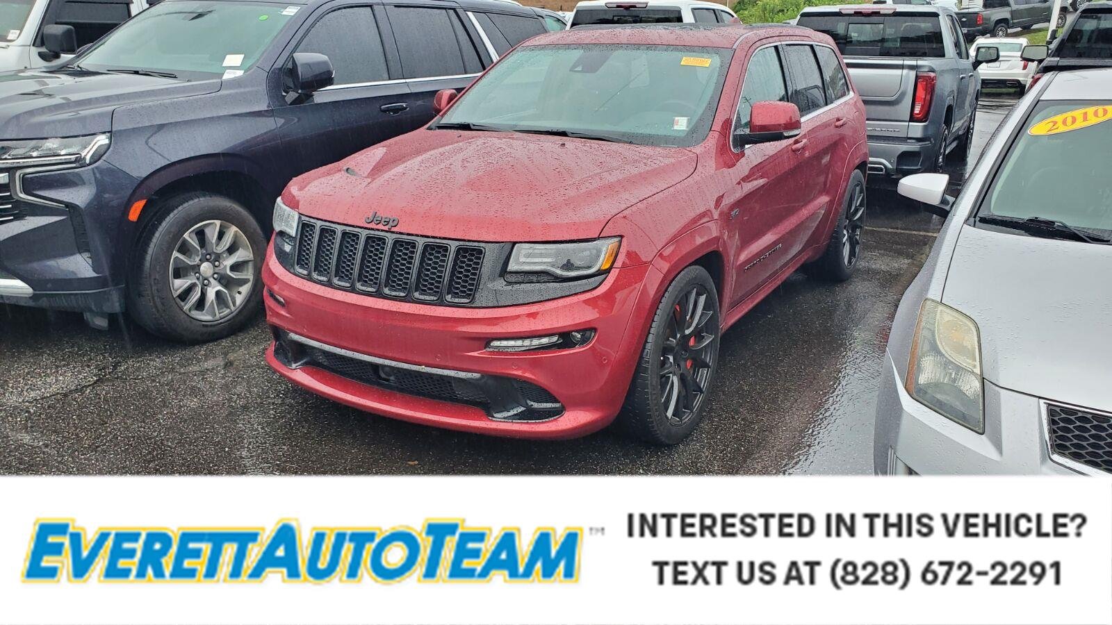 Used 2015 Deep Cherry Red Crystal Pearlcoat Jeep SRT image 1