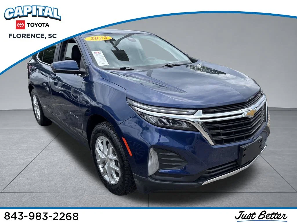 Used 2022 Blue Chevrolet LT image 1