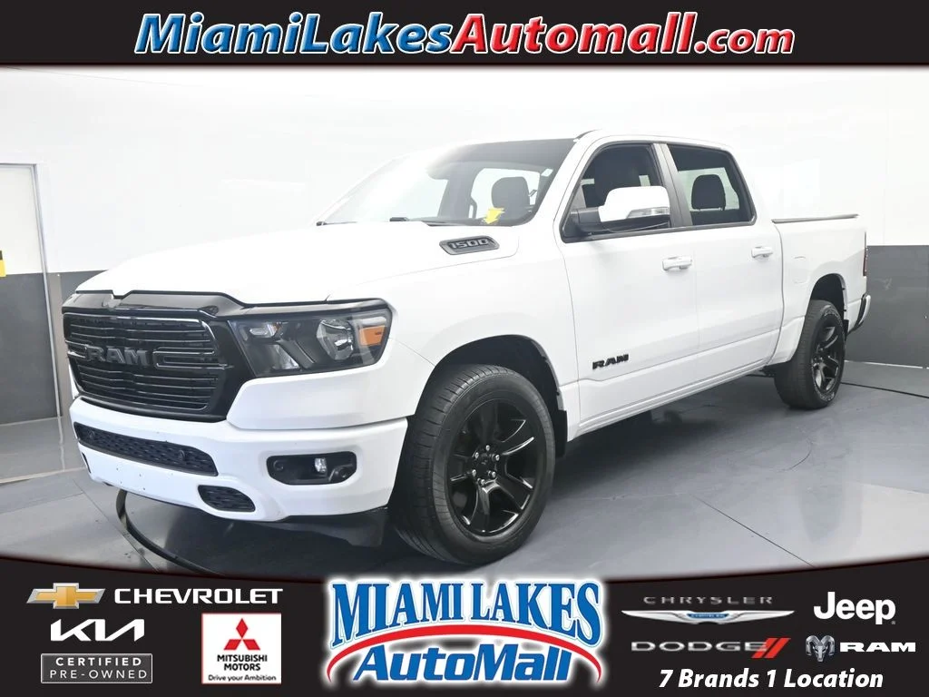 Used 2020 Bright White Clearcoat Ram Big Horn/Lone Star image 1