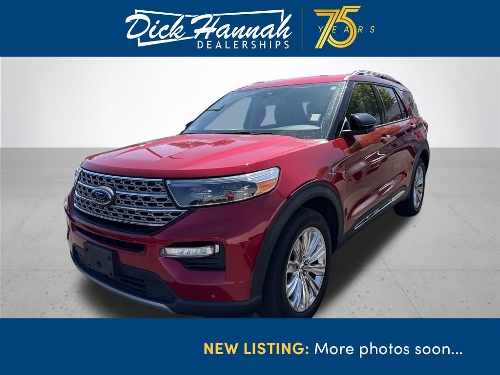 Used 2022 Red Metallic Ford Limited image 1