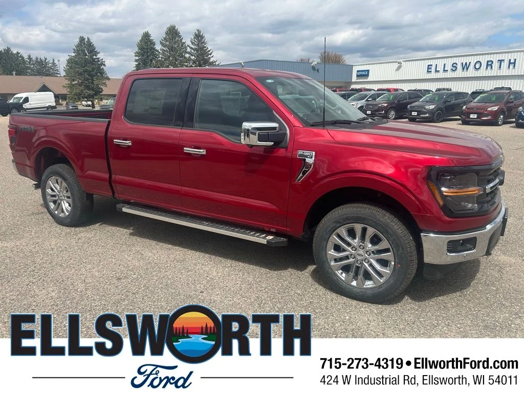 New 2026 Ruby Red Metallic Tinted Clearcoat Ford XLT image 1