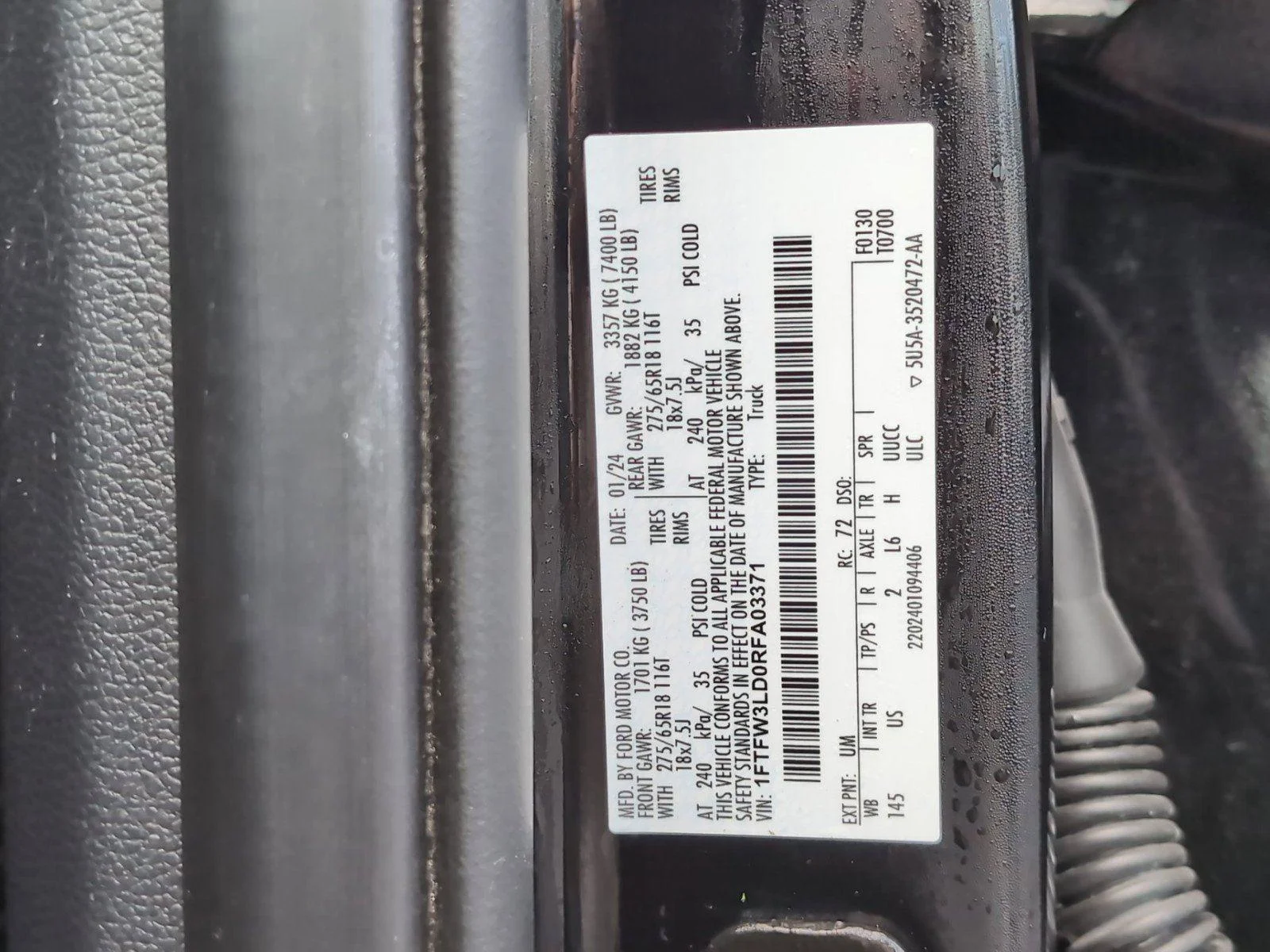 Used 2024 Agate Black Ford XLT image 10