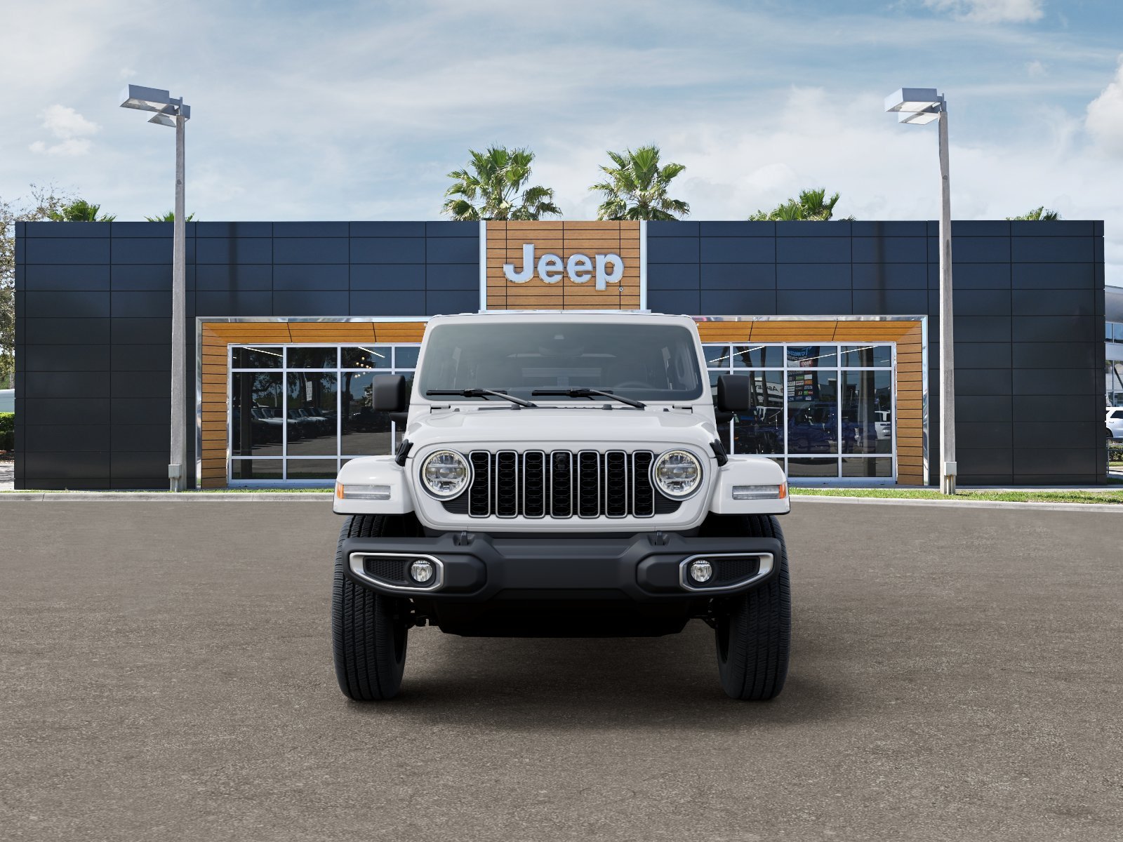 New 2026 Bright White Clearcoat Jeep Sahara image 6