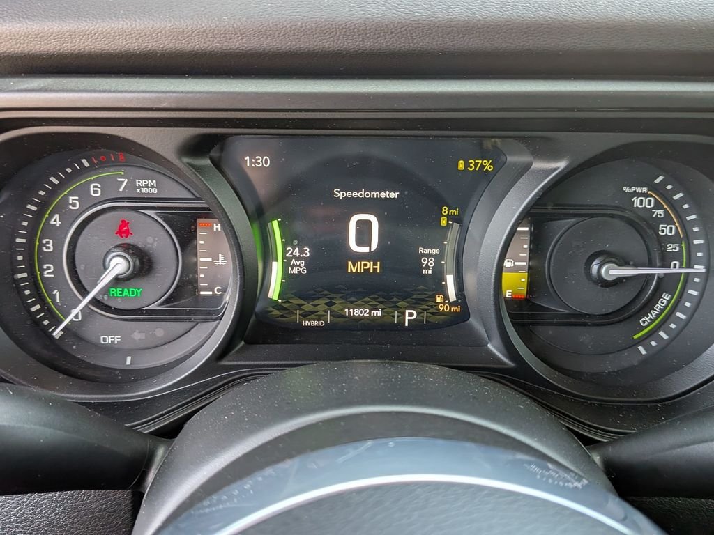 Used 2024 Gray Jeep Sahara 4xe image 14