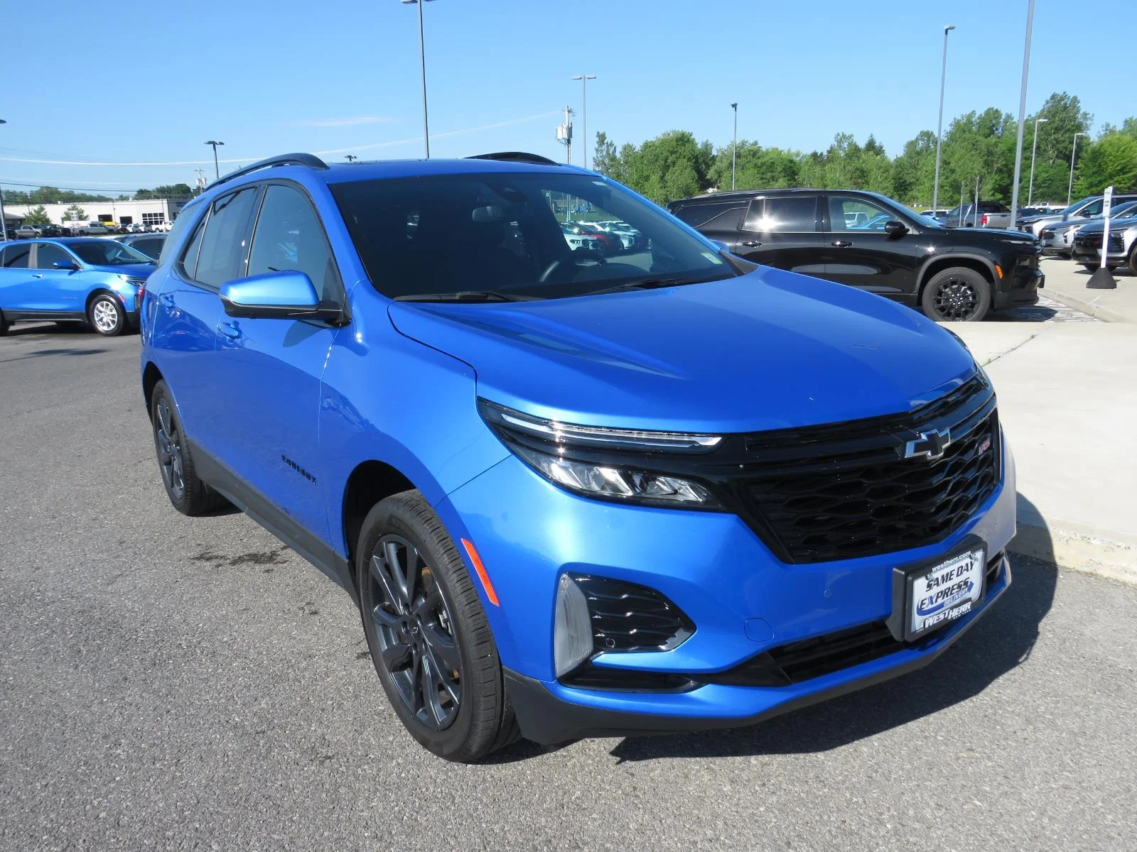 Used 2024 Riptide Blue Metallic Chevrolet RS image 2