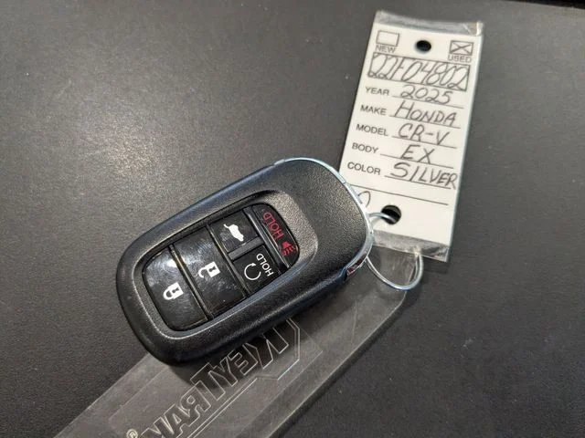 Certified Used 2025 Solar Silver Metallic Honda EX image 4