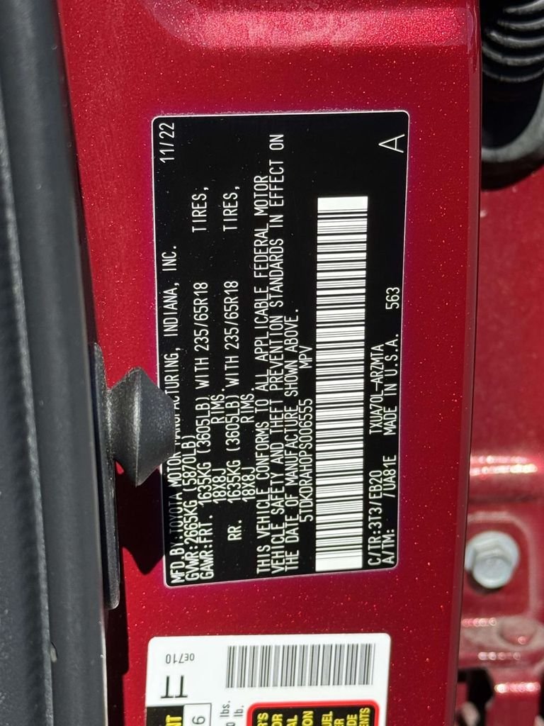 Used 2023 Red Toyota XLE image 30