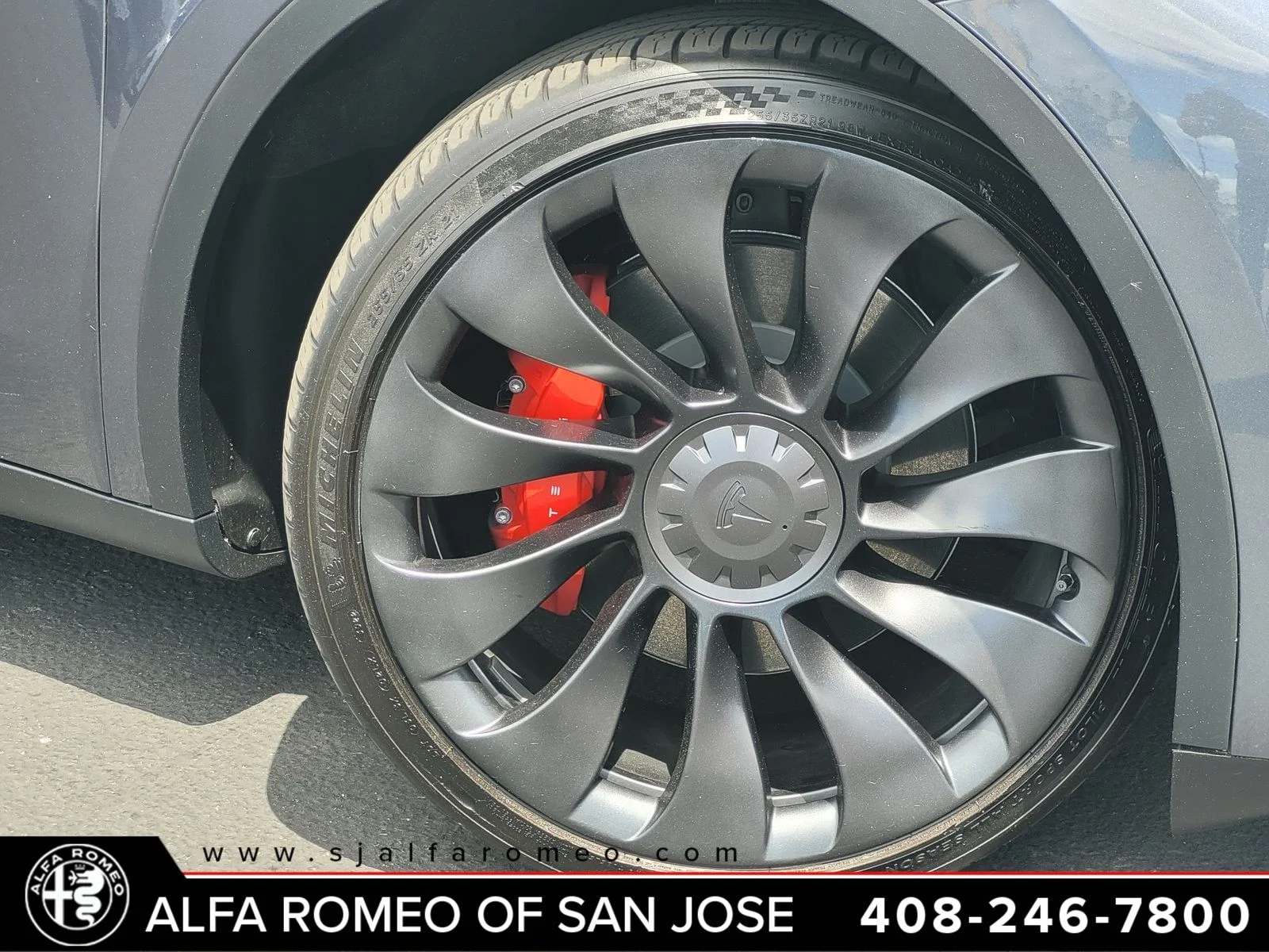 Used 2023 Gray Tesla Performance image 5