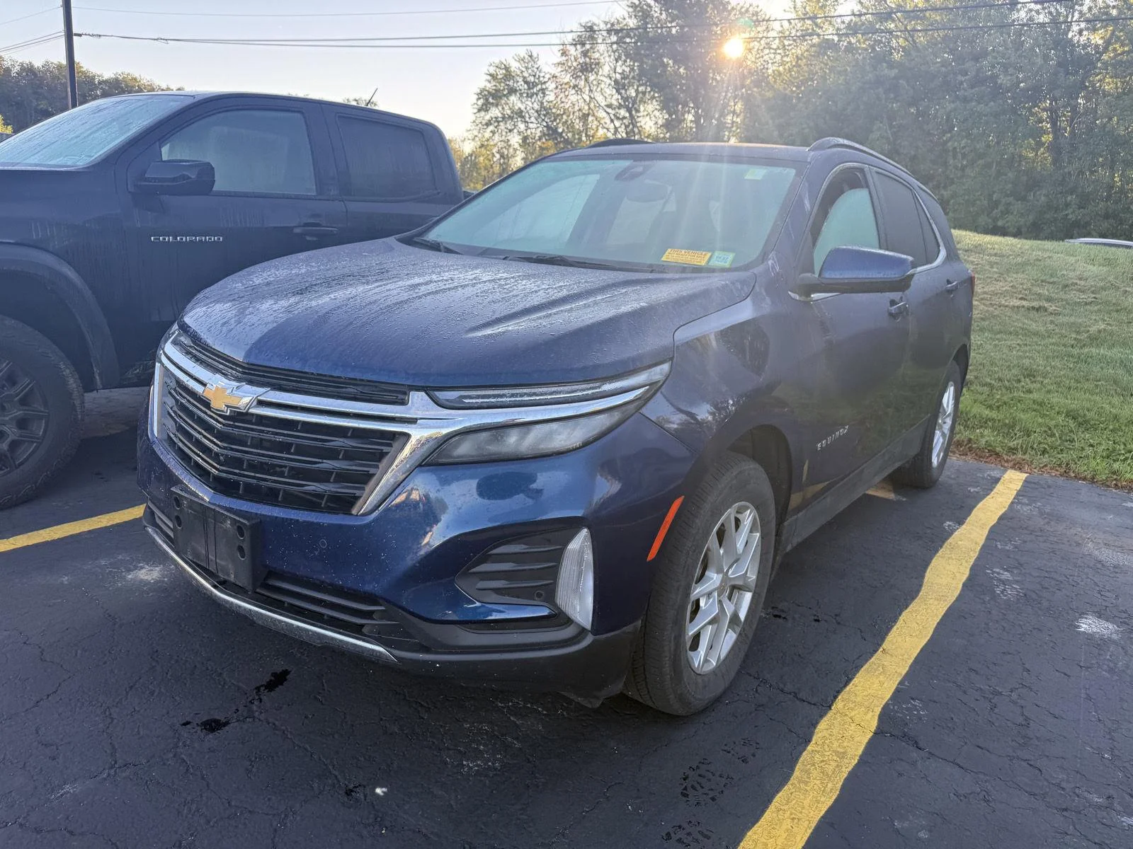 Used 2022 Blue Glow Metallic Chevrolet LT image 2