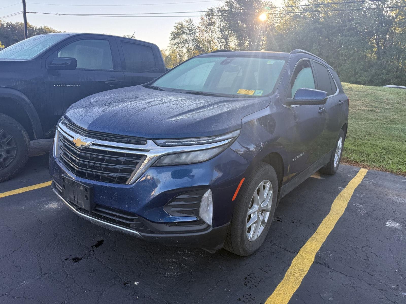 Used 2022 Blue Glow Metallic Chevrolet LT image 2