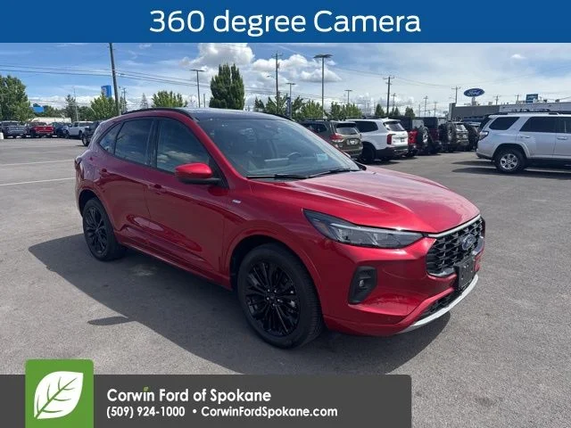 Used 2024 Rapid Red Metallic Tinted Clearcoat Ford ST-Line Elite image 2