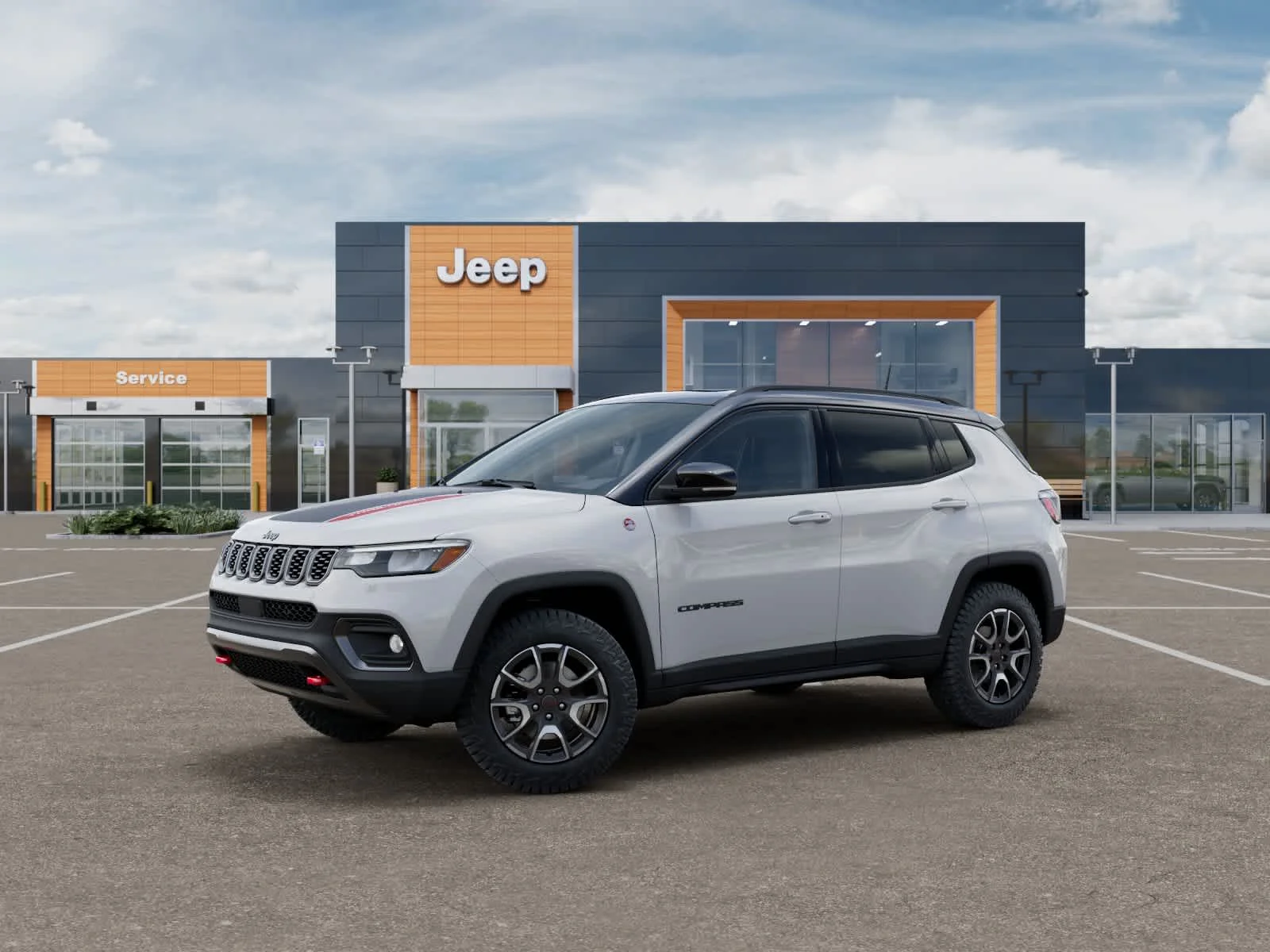 New 2026 Bright White Clearcoat Jeep Trailhawk image 2