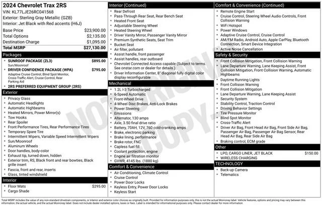 Used 2024 Sterling Gray Metallic Chevrolet 2RS image 3