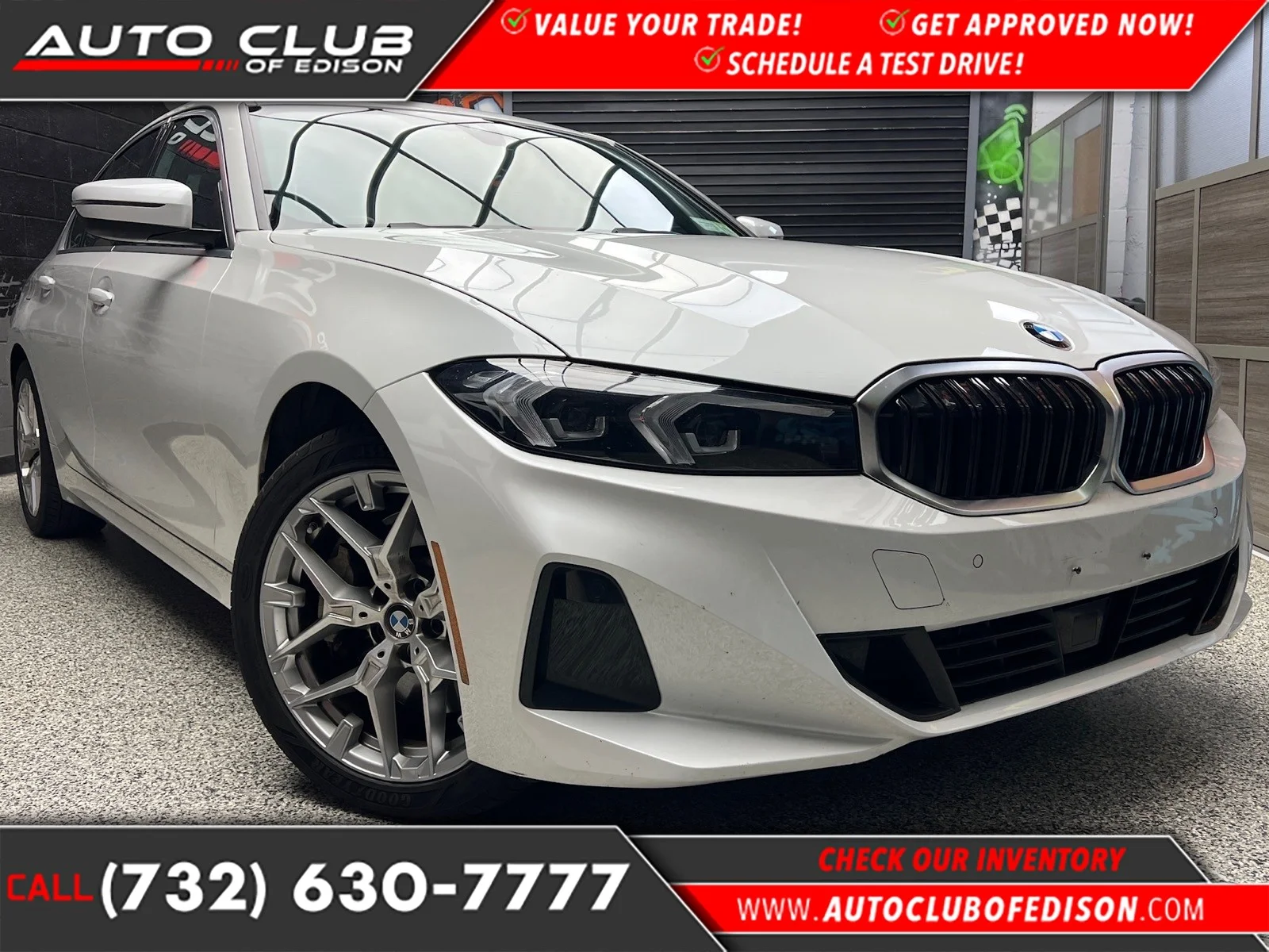 Used 2025 Alpine White (300) BMW 330i image 1