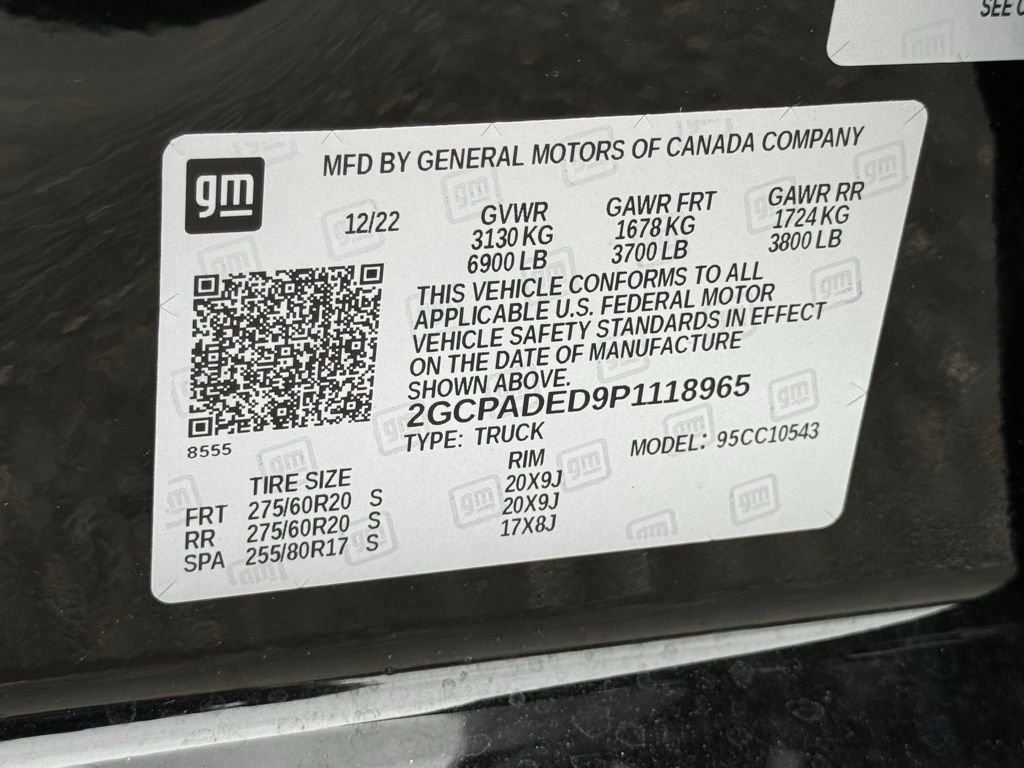 Used 2023 Black Chevrolet RST image 20