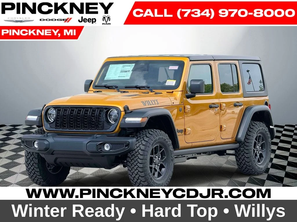 New 2026 Yellow Jeep Willys image 1