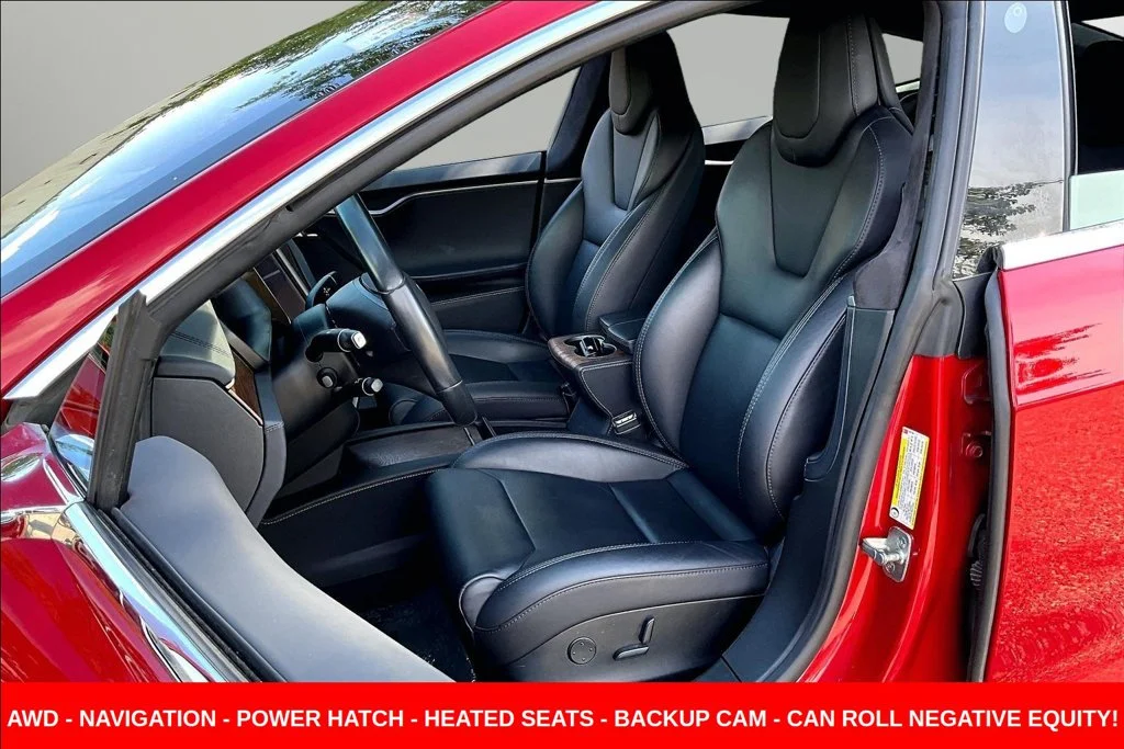 Used 2018 Red Tesla 100D image 21