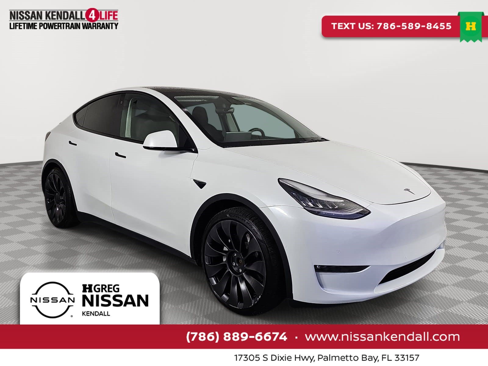 Used 2022 White Tesla Long Range image 1