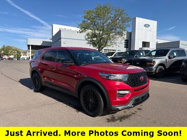 Used 2021 Rapid Red Metallic Tinted Clearcoat Ford ST image 1