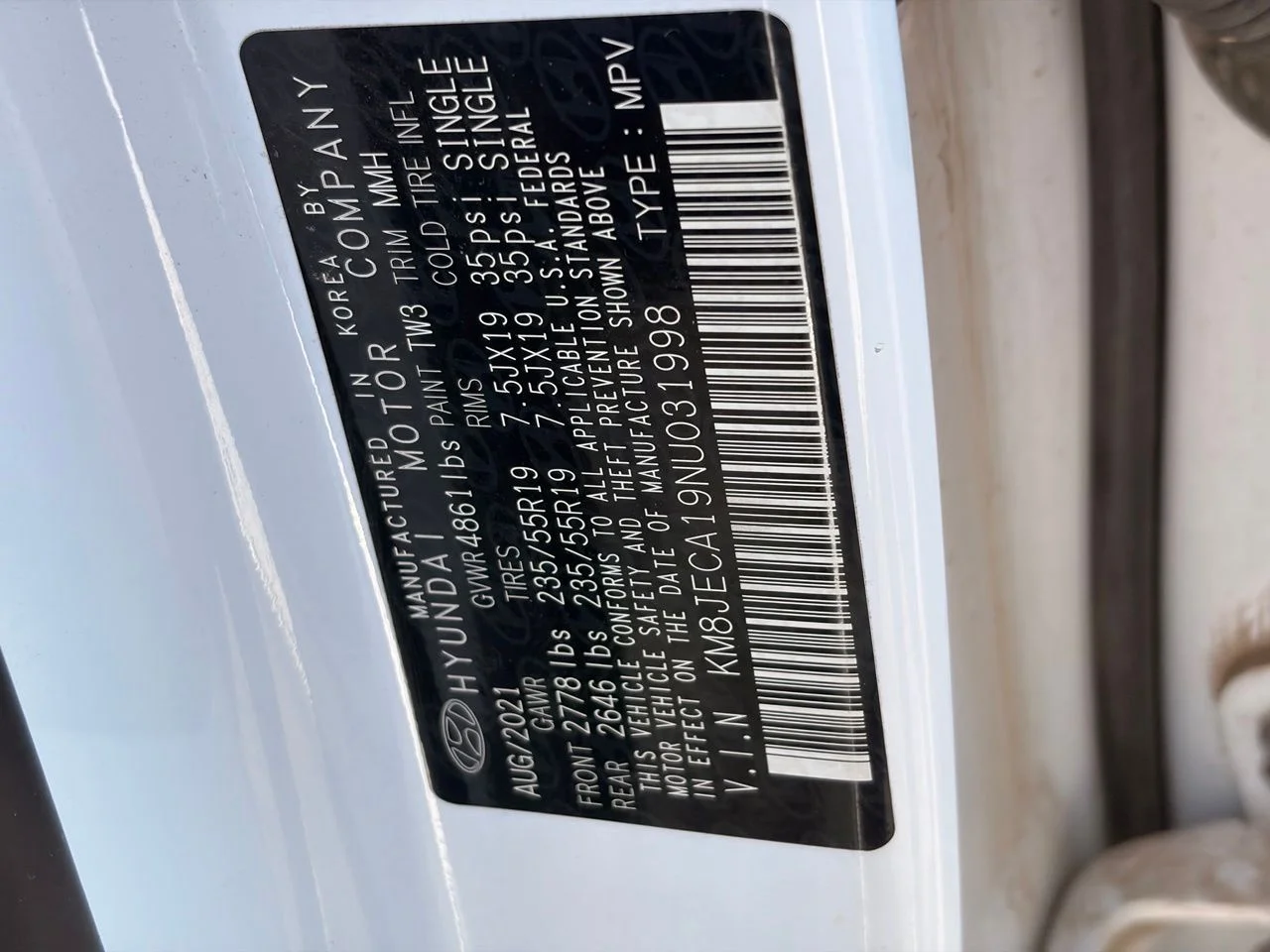 Used 2022 Quartz White Hyundai Limited image 31