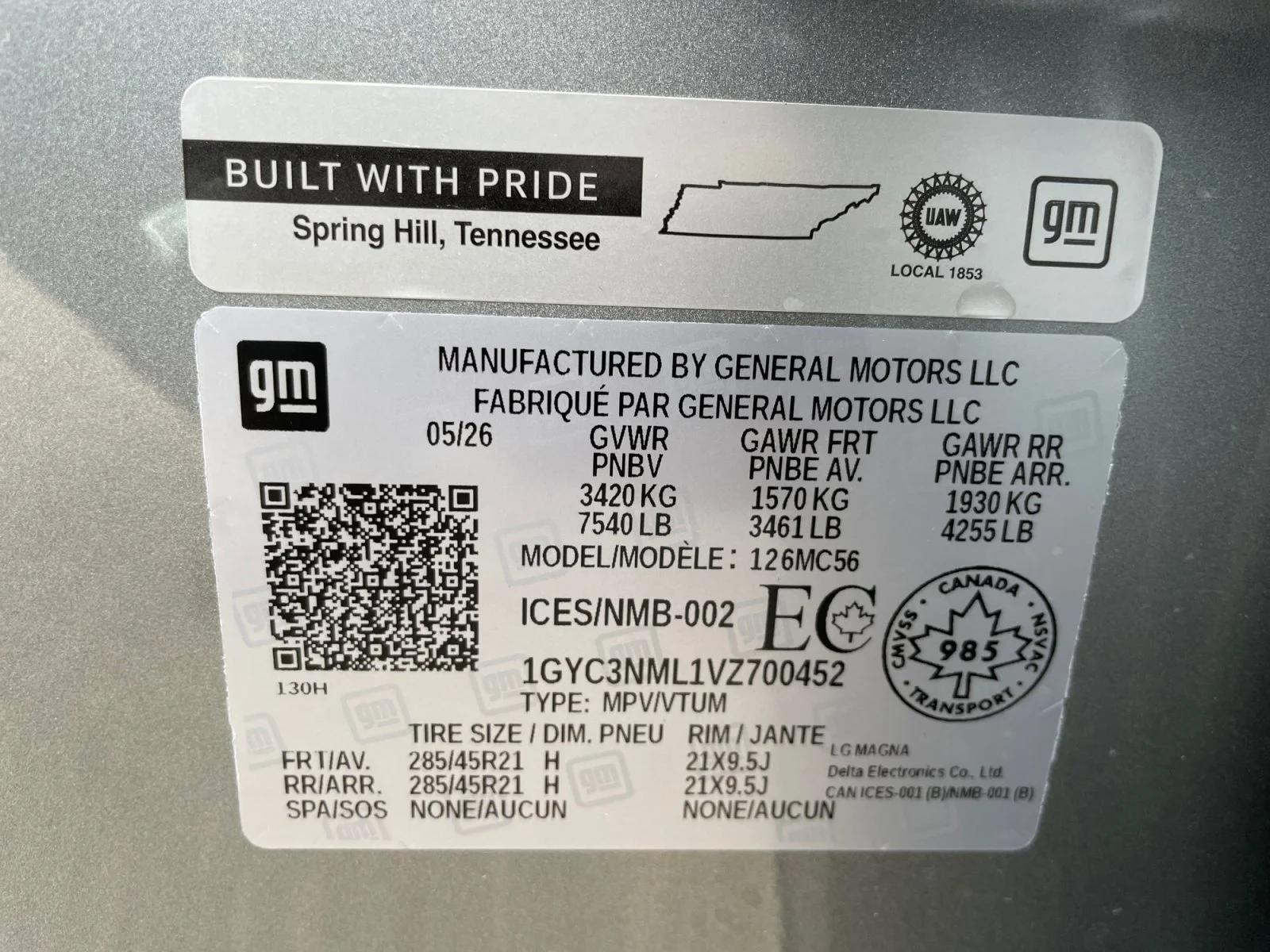 New 2027 Argent Silver Metallic Cadillac Sport AWD image 21
