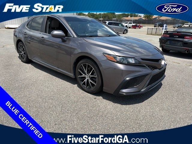 Used 2021 Predawn Gray Mica Toyota SE image 1