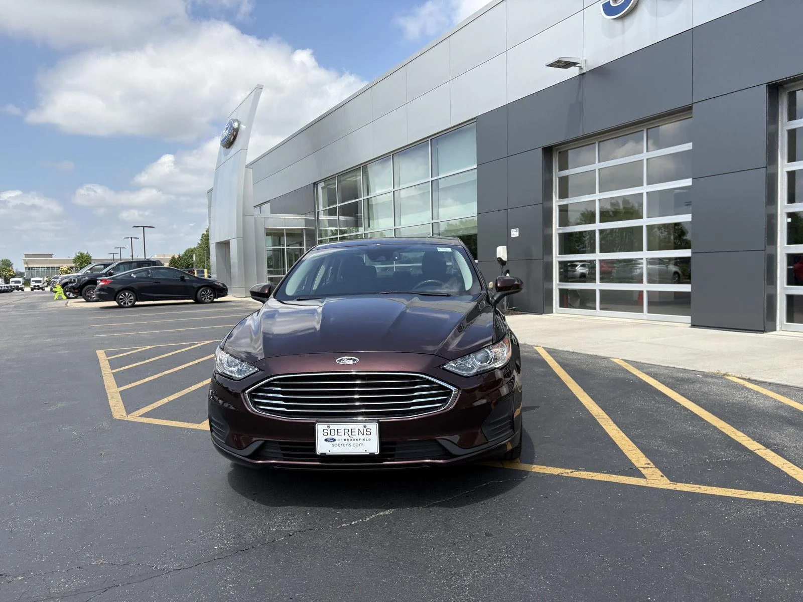 Used 2019 Rich Copper Metallic Tinted Clearcoat Ford SE image 2