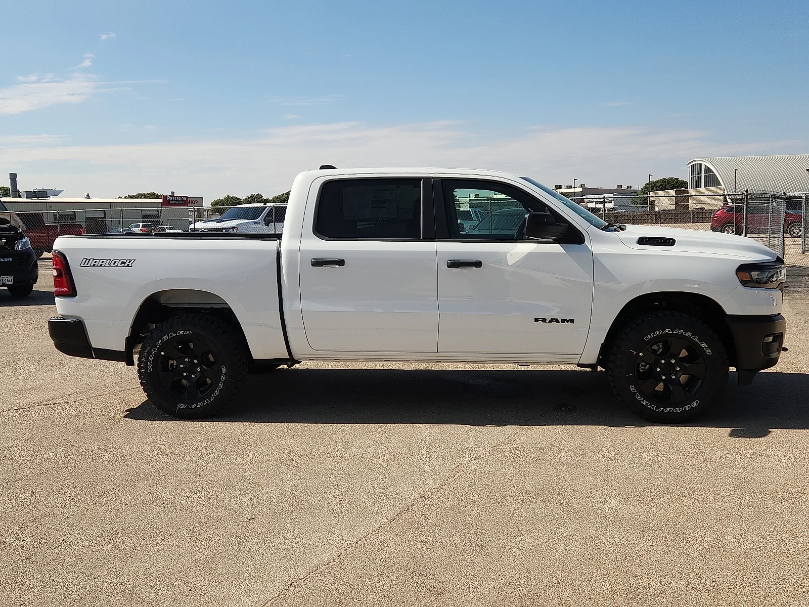 New 2027 Bright White Clear-Coat  Paint Ram WARLOCK CREW CAB 4X4 5