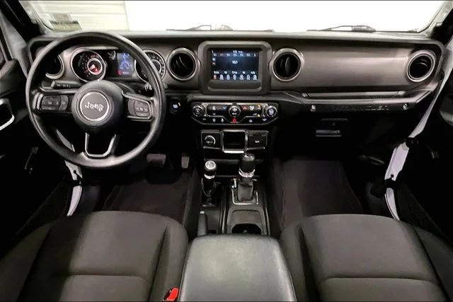 Used 2022 Bright White Clearcoat Jeep Unlimited Willys image 18