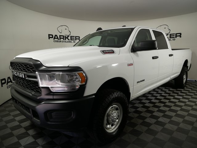 Used 2019 Bright White Clearcoat Ram Crew Cab Tradesman w/ Level 2 Equipment Pkg image 1