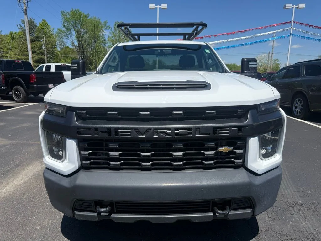 Certified Used 2021 White Chevrolet Work Truck image 3