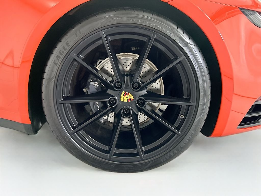 Used 2021 Lava Orange Porsche Carrera image 35