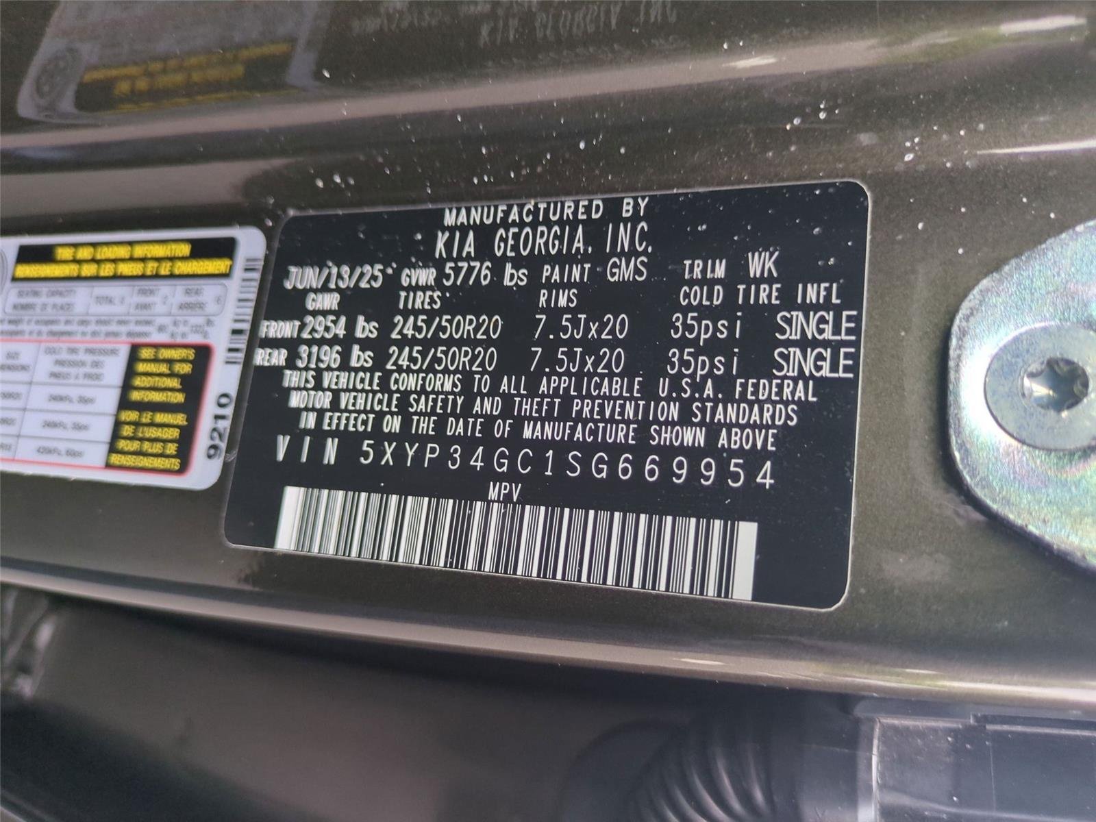 Used 2025 Dark Moss Kia EX image 54