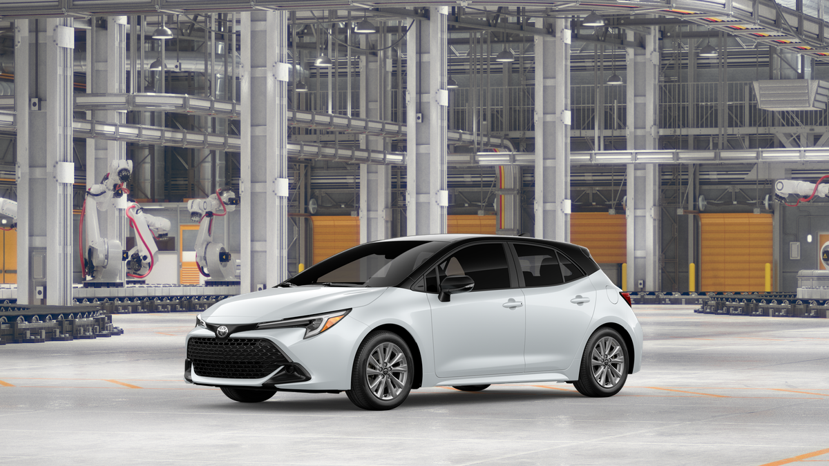New 2027 Wind Chill Pearl with Black roof Toyota SE image 2
