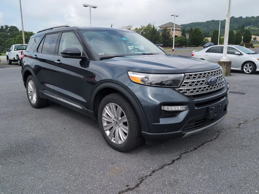 Certified Used 2022 Blue Ford Limited image 3