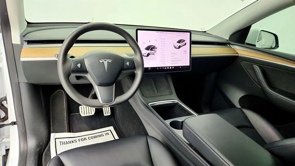 Used 2023 Pearl White Multi-Coat Tesla Performance AWD image 12