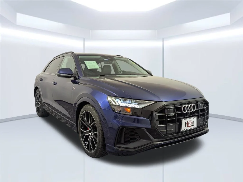 Certified Used 2021 Blue Audi 55 Premium Plus image 26